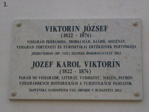 22.3.2014. Odhalenie pamätnej tabule Jozefa Viktorina na Vyšegráde